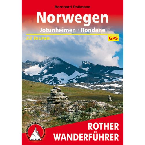 Norvégia: Jotunheimen & Rondane, német nyelvű túrakalauz - Rother