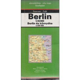 Berlin, city map - Szarvas & Falk