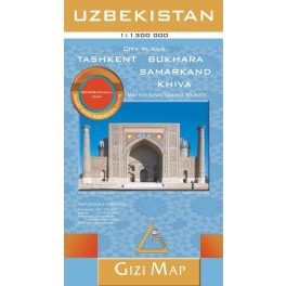 Uzbekistan, travel map - Gizimap