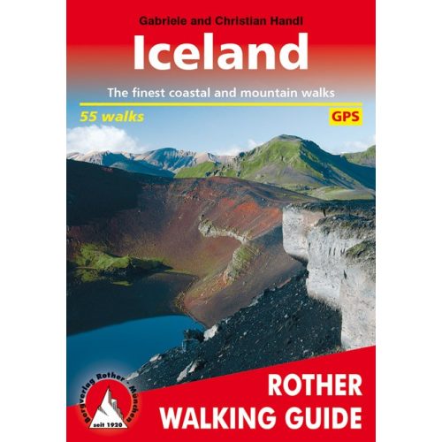 Izland, angol nyelvű túrakalauz - Rother