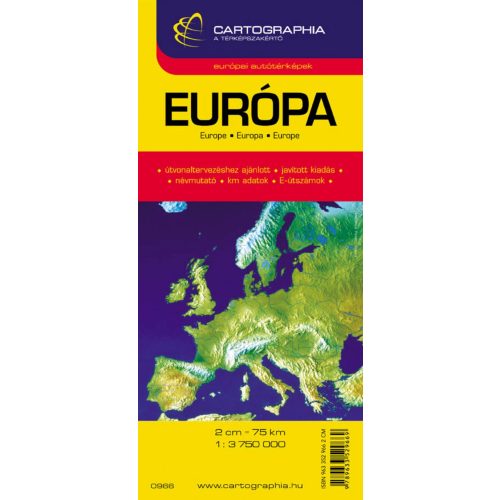 Európa autótérkép - Cartographia