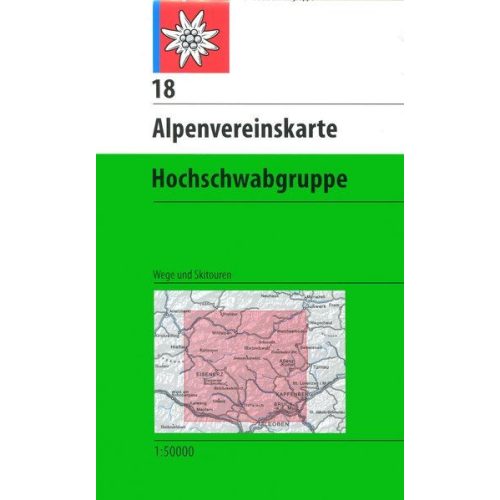 Hochschwab, hiking map (18) - Alpenvereinskarte