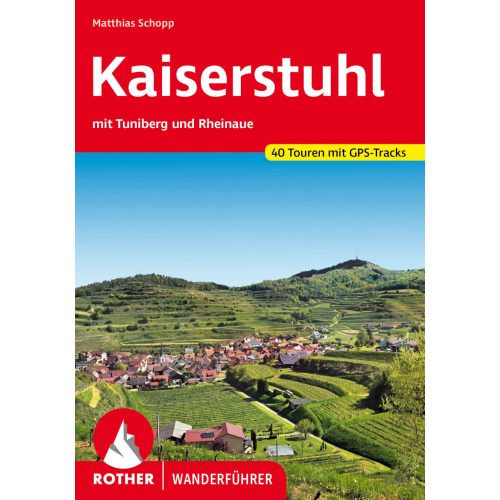 Kaiserstuhl, német nyelvű túrakalauz - Rother