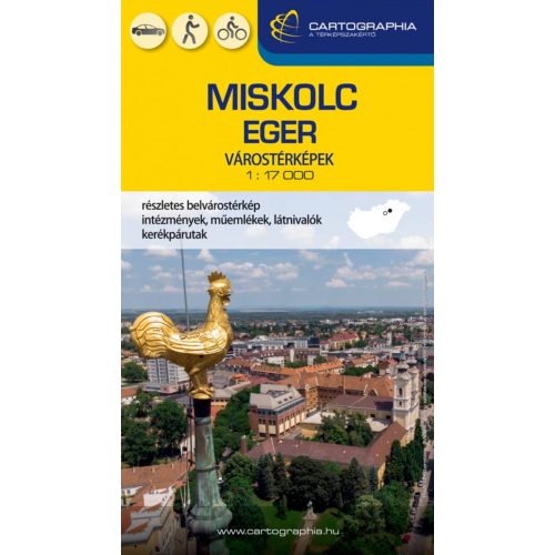 Miskolc & Eger várostérkép - Cartographia