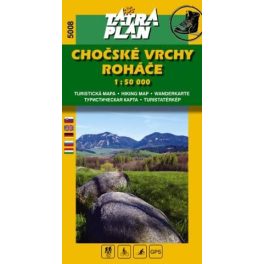 Chočské vrchy & Roháče, hiking map (5008) - Tatraplan