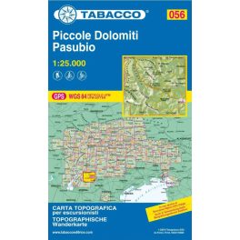 Piccole Dolomiti & Pasubio, hiking map (056) - Tabacco