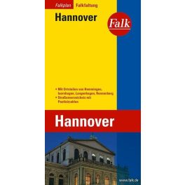 Hanover, city map - Falk