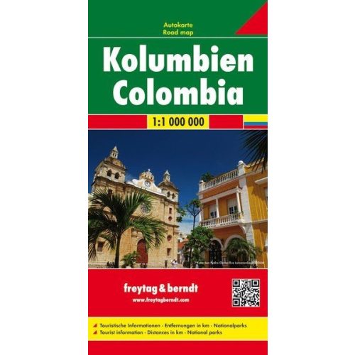 Colombia, travel map - Freytag-Berndt