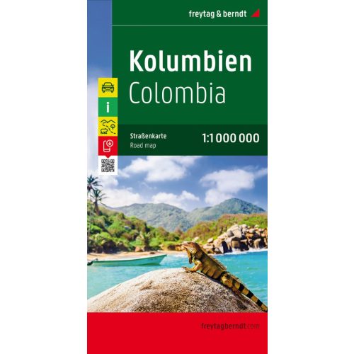 Kolumbia autótérkép - Freytag-Berndt