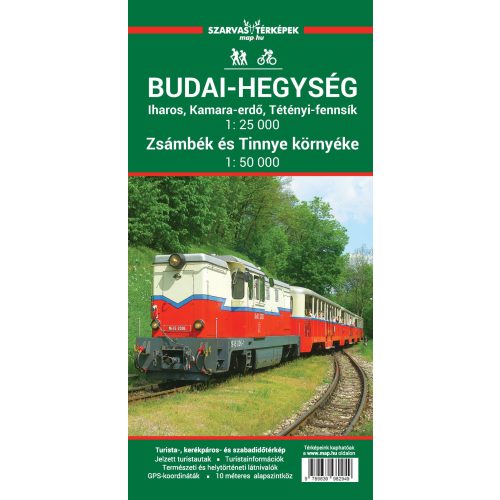 Budai-hegység turistatérkép - Szarvas