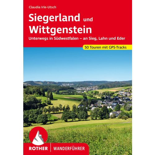 Siegerland & Wittgenstein, német nyelvű túrakalauz - Rother