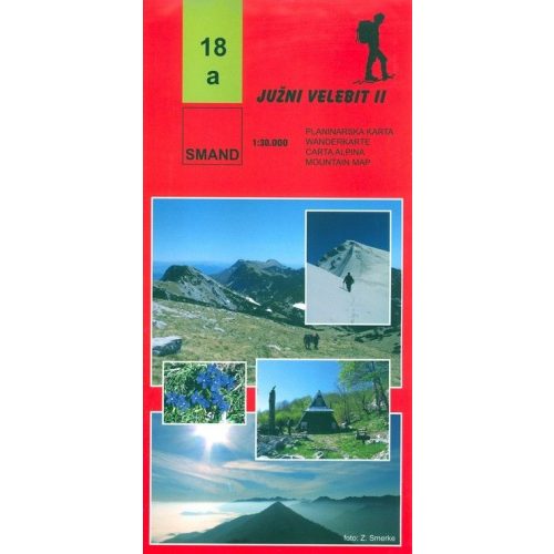 Velebit (dél 2) turistatérkép (18a) - Smand