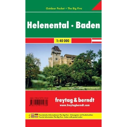 Helenental, Baden zsebtérkép - Freytag-Berndt