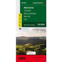 Mühlviertel turistatérkép (WK 053) - Freytag-Berndt