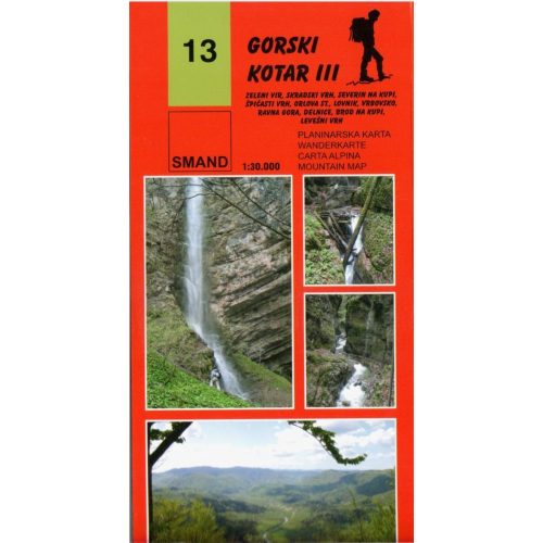 Gorski kotar (3), hiking map (13) - Smand