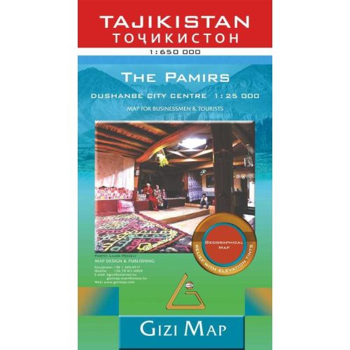 Tadzsikisztán térkép - Gizimap