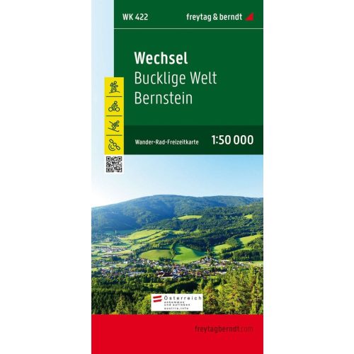 Wechsel, hiking map (WK 422) - Freytag-Berndt