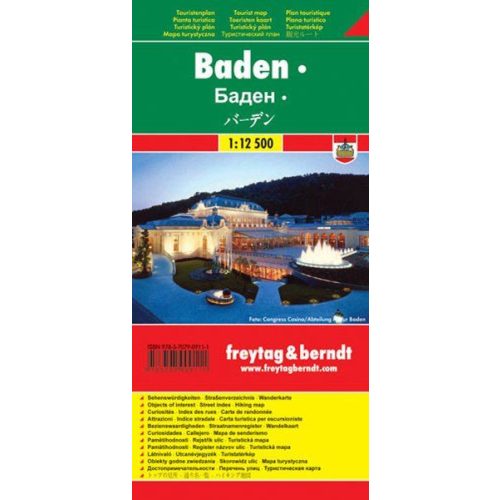 Baden, town plan - Freytag-Berndt