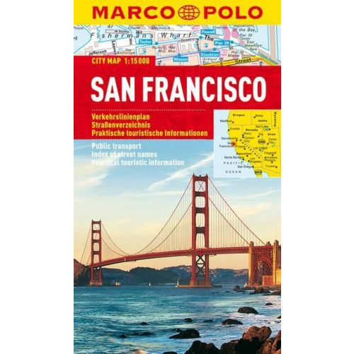 San Francisco, city map - Marco Polo