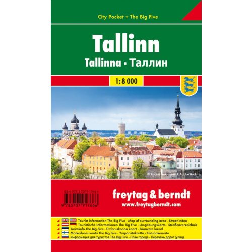 Tallinn zsebtérkép - Freytag-Berndt