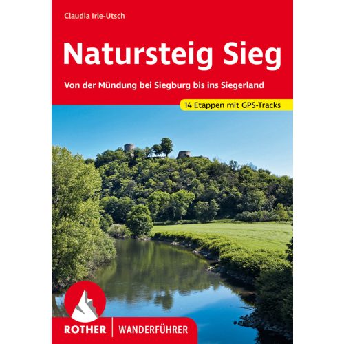 Natursteig Sieg, német nyelvű túrakalauz - Rother