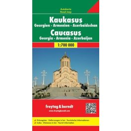 Kaukázus autótérkép - Freytag-Berndt