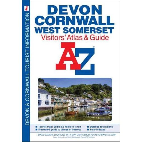 Devon, Cornwall & West Somerset, travel atlas - A-Z