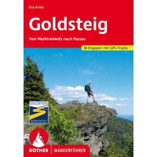 Goldsteig, német nyelvű túrakalauz - Rother