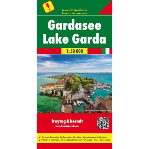 Lake Garda, travel map - Freytag-Berndt