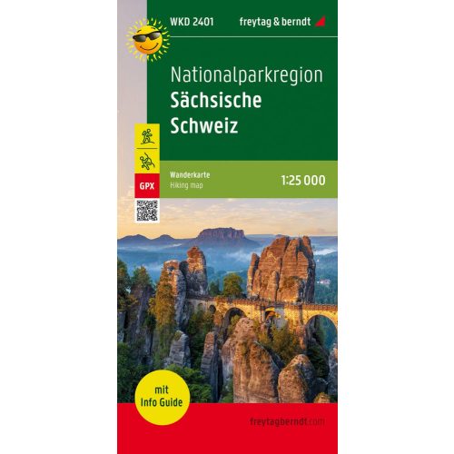 Szász-Svájc turistatérkép (WK D2401) - Freytag-Berndt